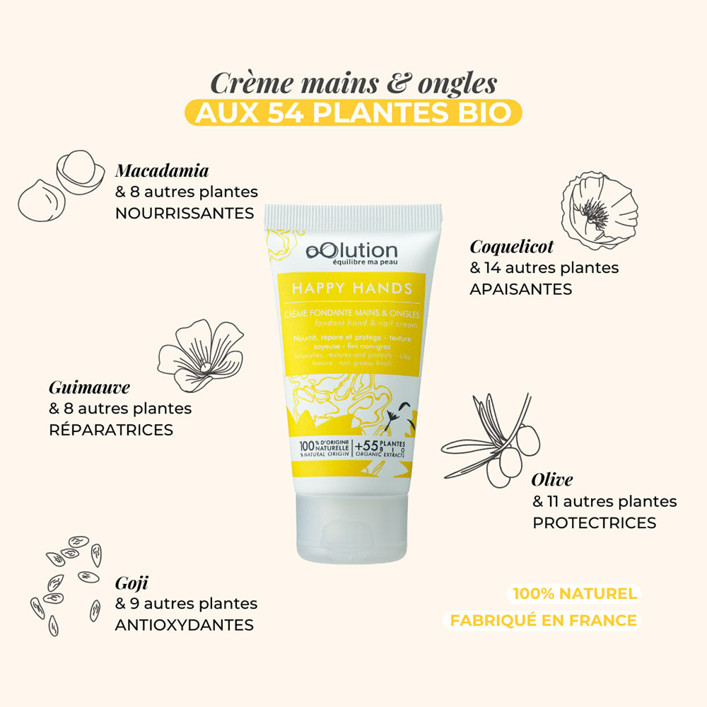 La cream repairing hands