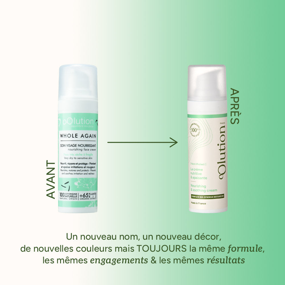 La crème nutritive & apaisante